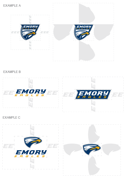 clear zones explanation for athletics logos