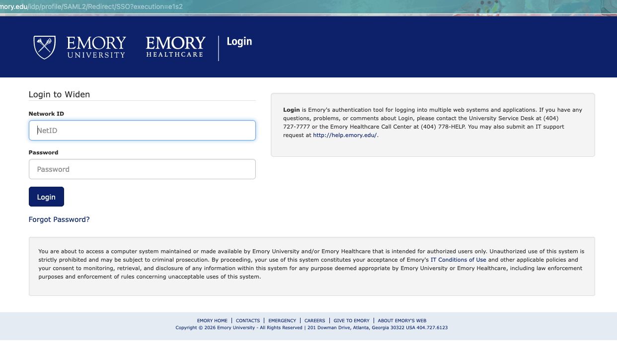 authenticating, step 3