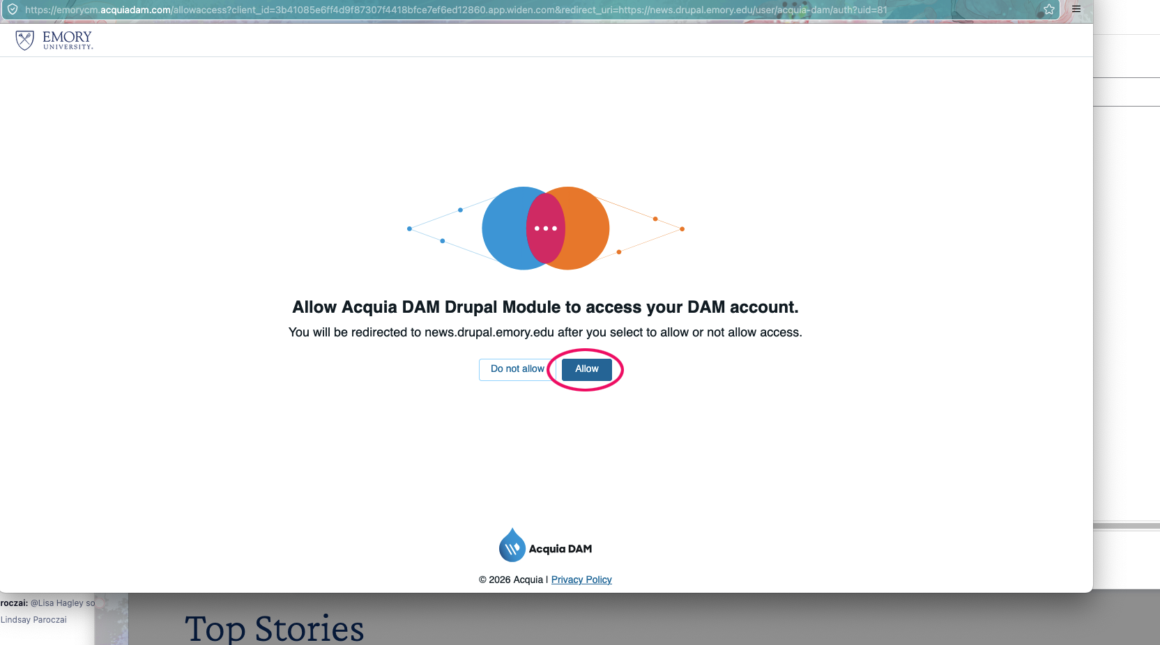 authenticating, step 4
