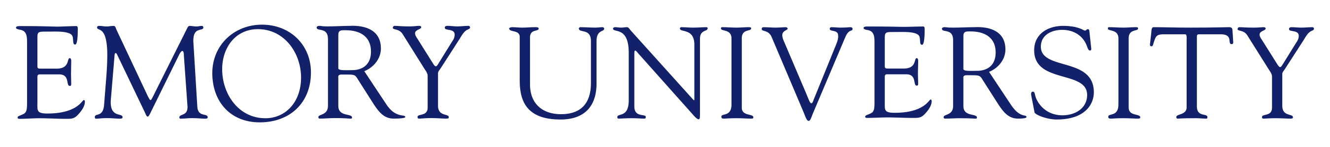 emory one-line logo without shield